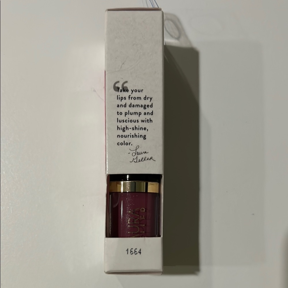 NWT Laura Geller Treat-N-Go Tinted Lip Oil in First Place (Magenta Pink) 3.8mL - Picture 3 of 14